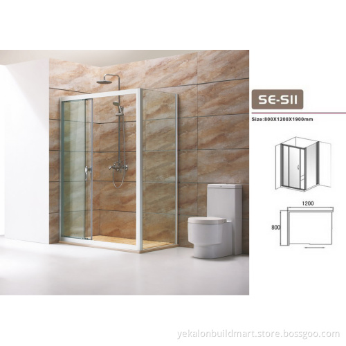 Shower Enclosures Type and 6-10mm Glass Thickness shower cubicle china manufacturer